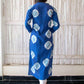 'Tie-Dye' Indigo Button Down Kurta