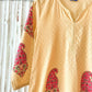 'Sara' Block Printed Dobby Kurta