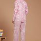 Pink Floral Jaal Printed Co-ord Set