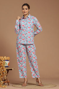 "Floral Bliss" Printed Co-ord Set