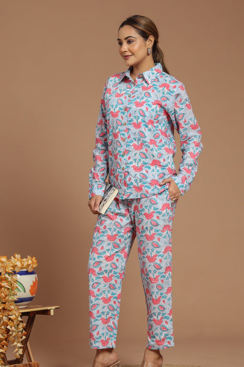 "Floral Bliss" Printed Co-ord Set