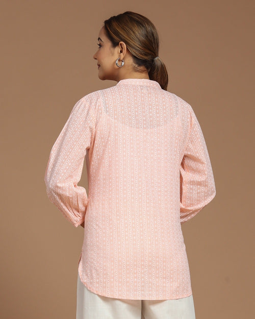 Block Printed Cotton Short Kurti