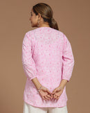 Block Printed Cotton Short Top