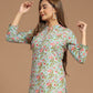 Block Printed Short Kurti