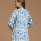 Block Printed Cotton Short Top
