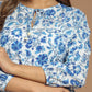 Block Printed Cotton Short Top
