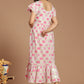 Blushing Blossom Block Printed Dress