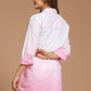 Pink Hues Dip-Dyed Cotton Shirt Dress