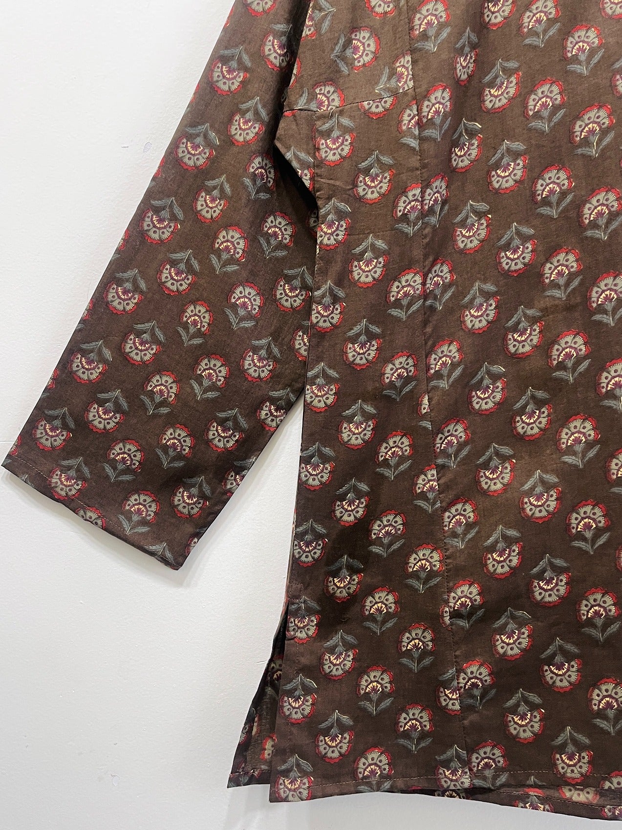 Block Printed Cotton Short Top