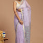 Lavender Dreams: Bute Print Kota Doria Saree