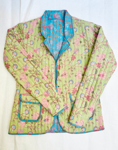 Cotton Quilted Reversible Jacket
