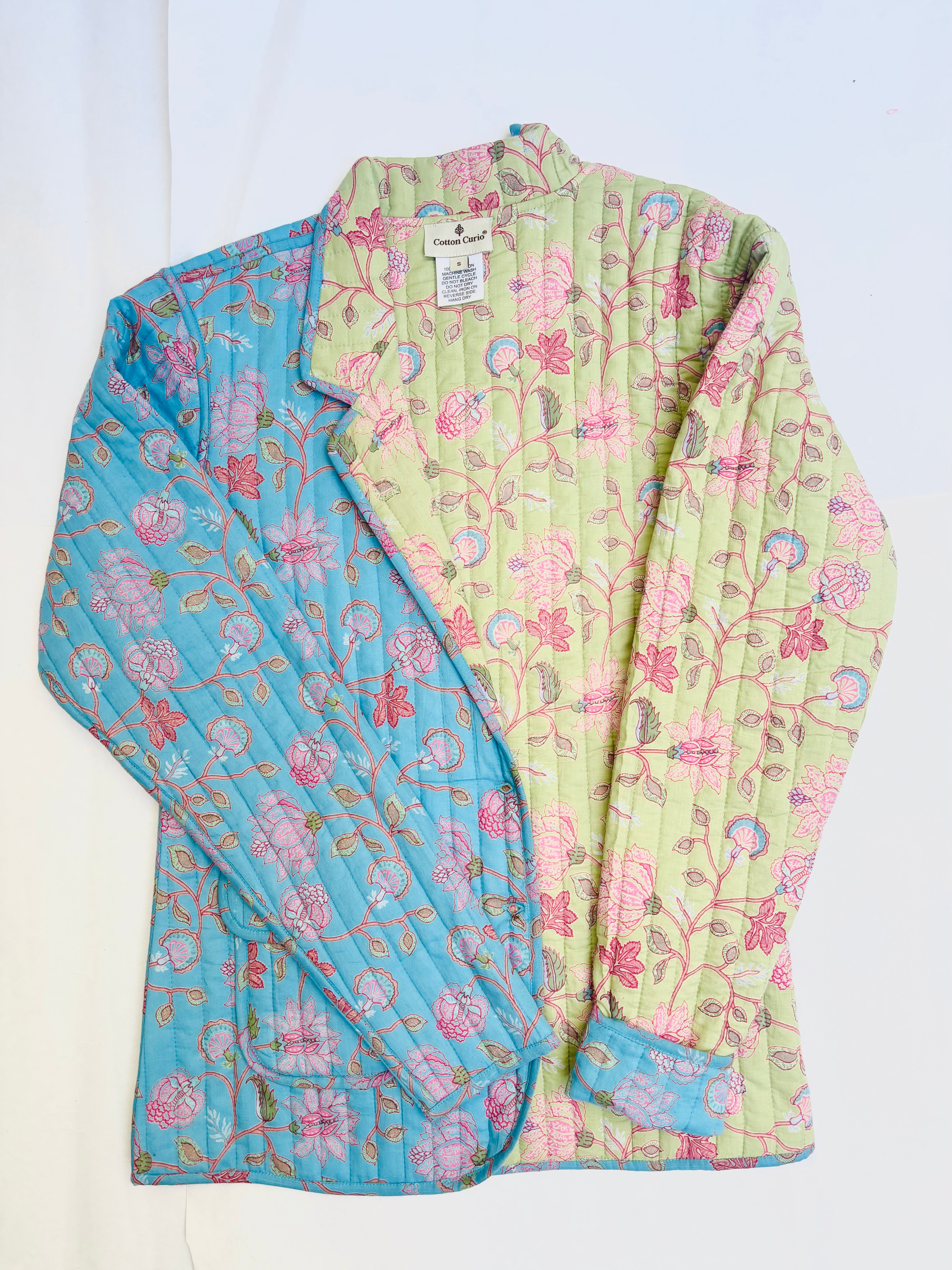 Cotton Quilted Reversible Jacket