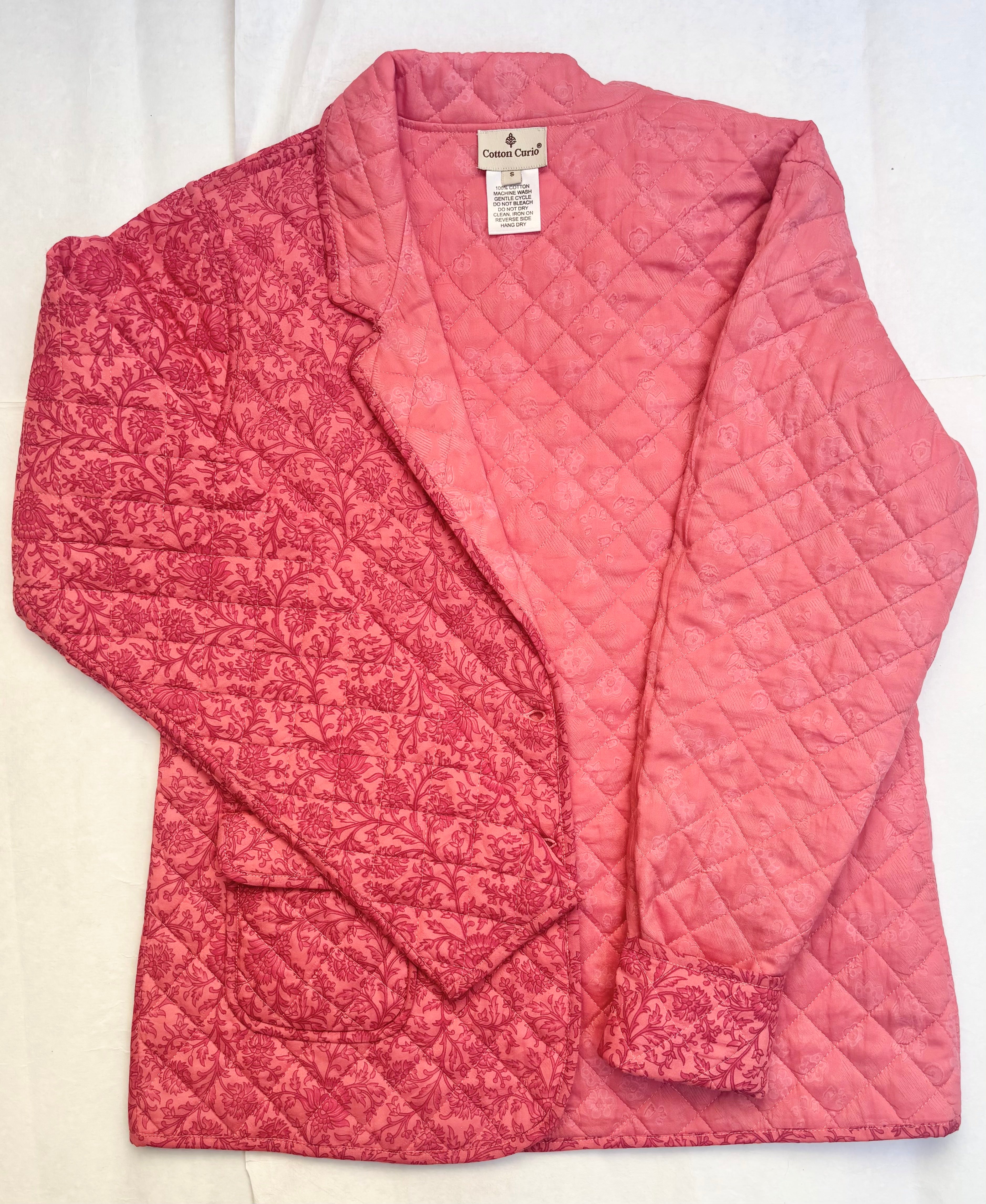 Cotton Quilted Reversible Jacket