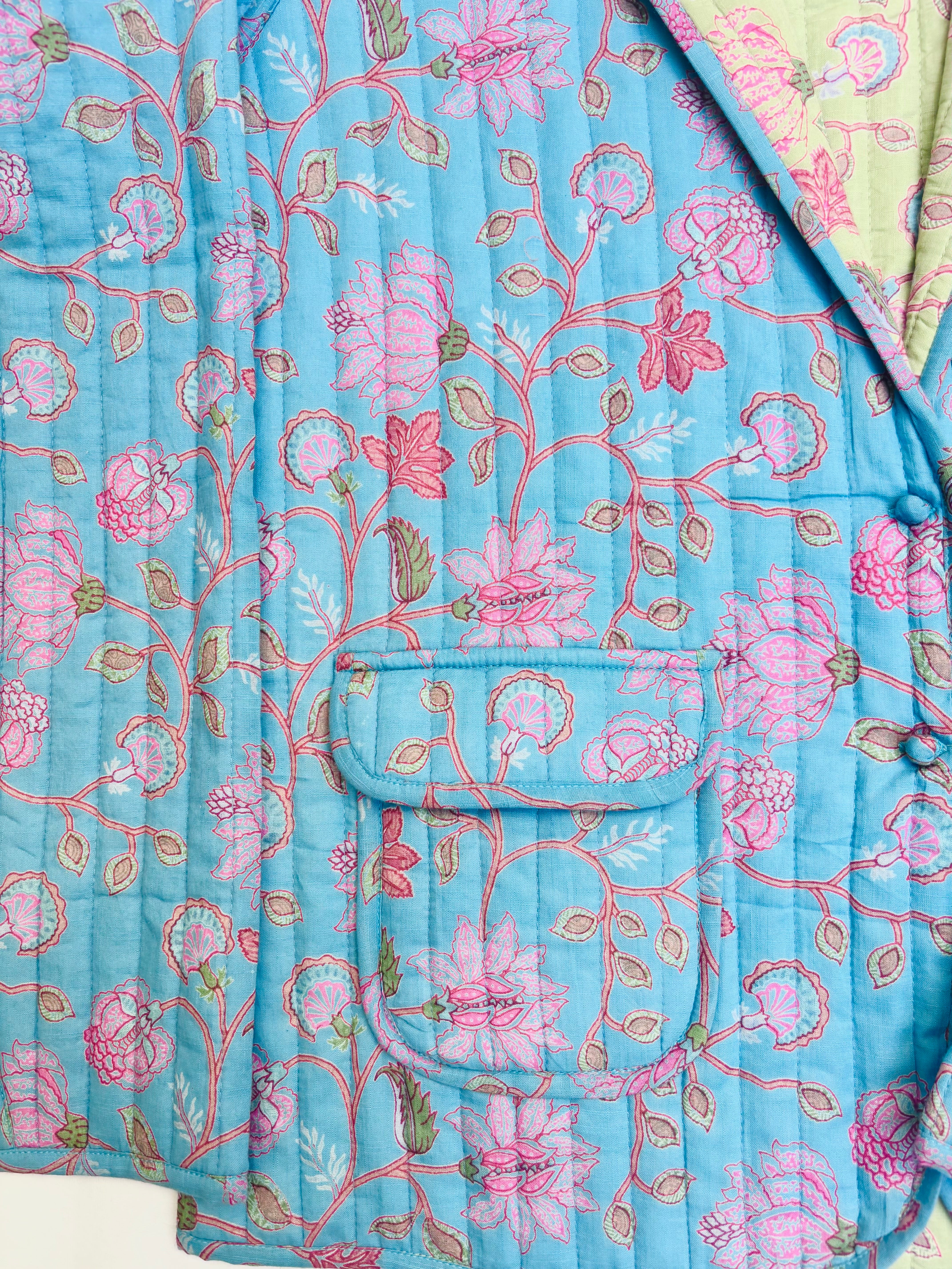 Cotton Quilted Reversible Jacket