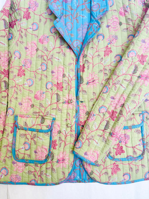 Cotton Quilted Reversible Jacket