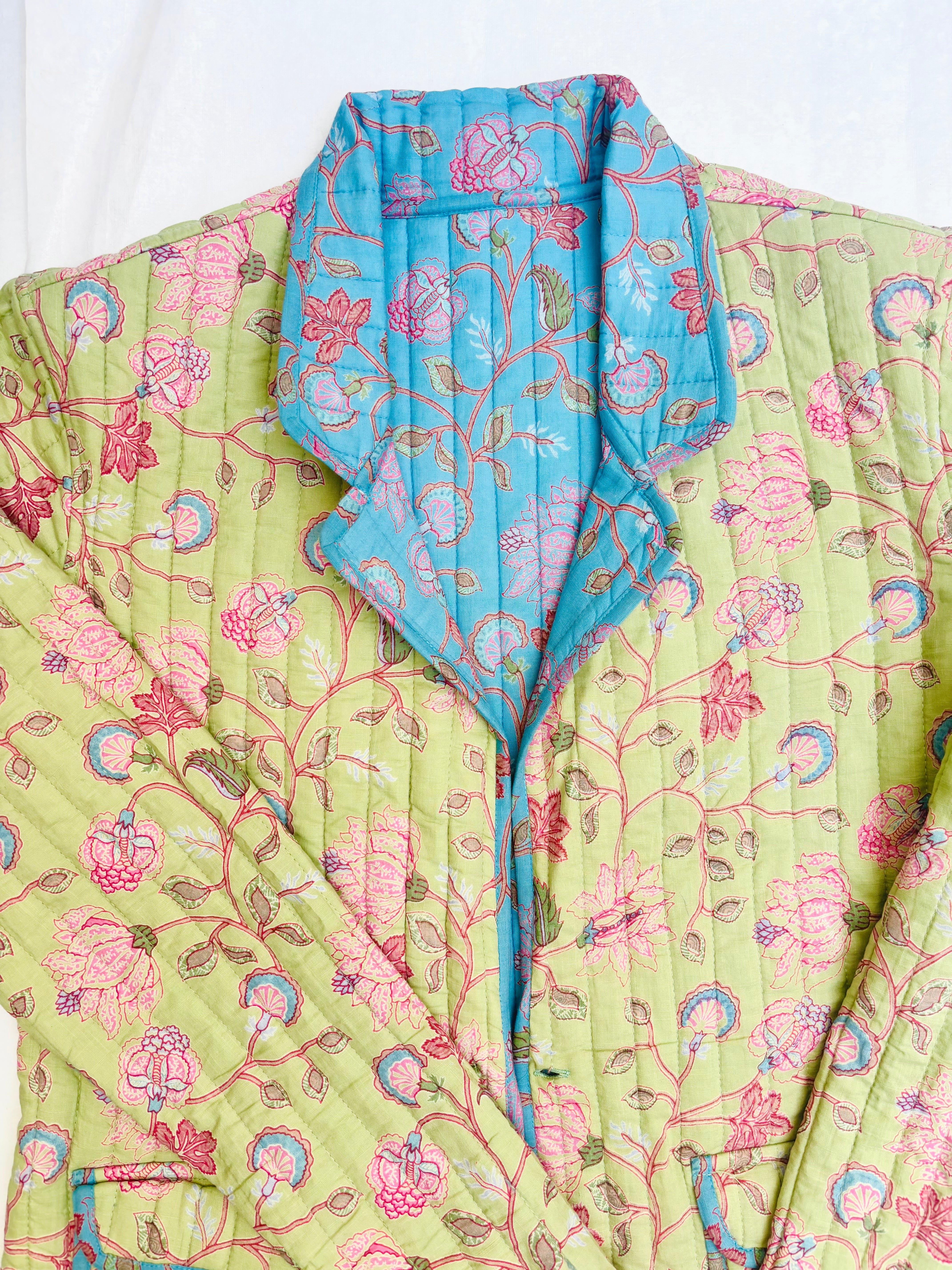 Cotton Quilted Reversible Jacket