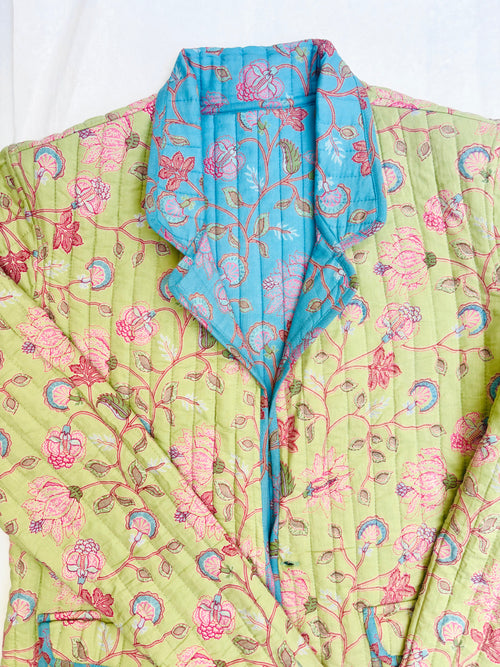 Cotton Quilted Reversible Jacket