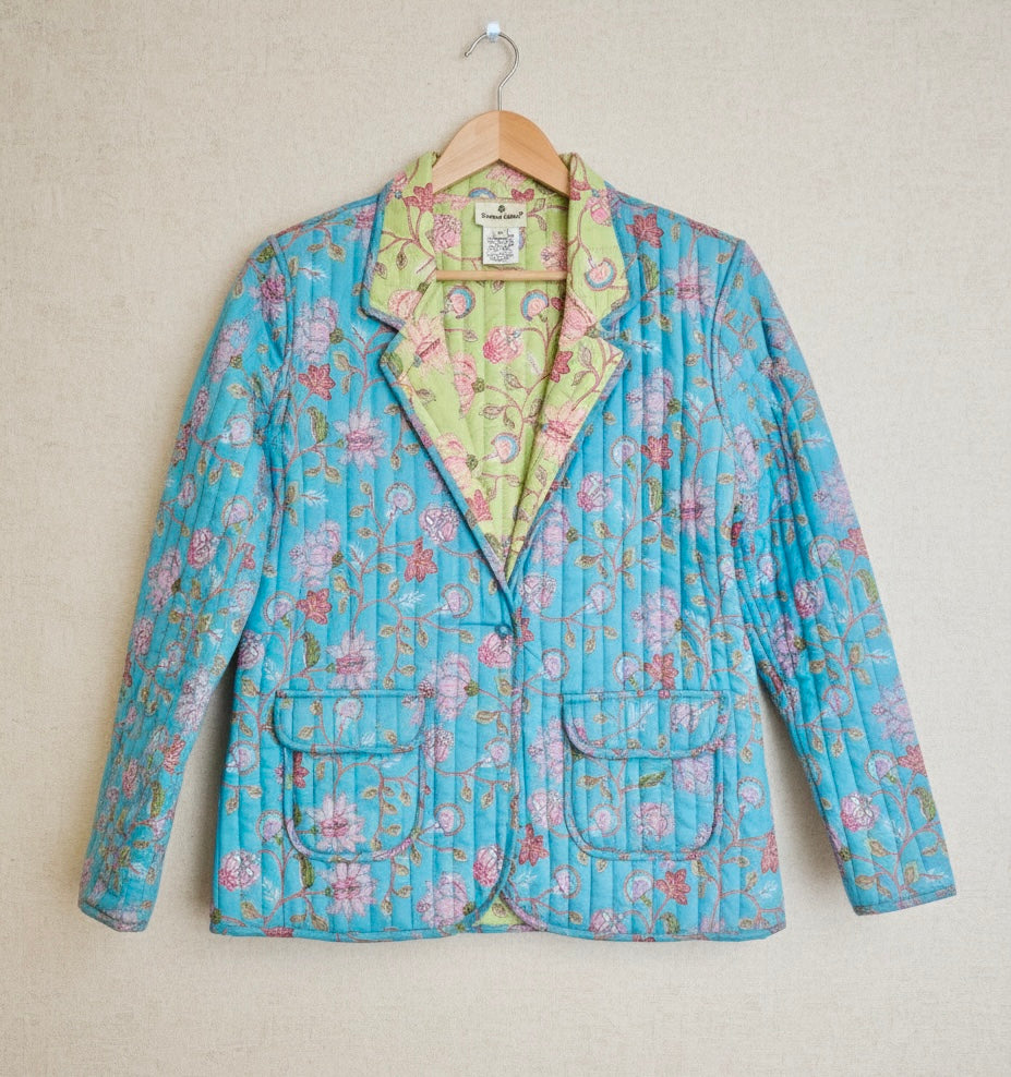 Cotton Quilted Reversible Jacket