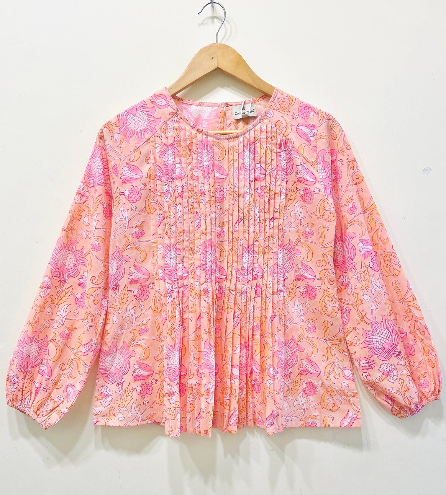 Block Printed Cotton Short Top
