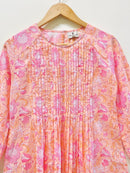 Block Printed Cotton Short Top