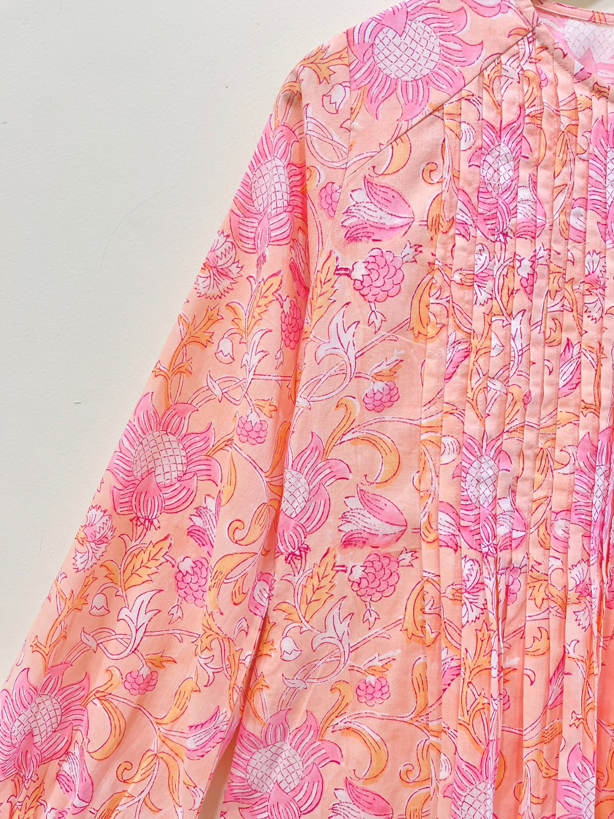 Block Printed Cotton Short Top