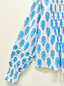 Block Printed Cotton Short Top