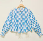 Block Printed Cotton Short Top