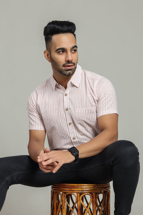 Cotton Printed Half Sleeve Shirt