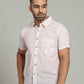 COTTON BLOCK PRINTED HALF SLEEVE SHIRT