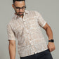 COTTON BLOCK PRINTED HALF SLEEVE SHIRT