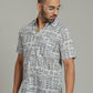 COTTON BLOCK PRINTED HALF SLEEVE SHIRT