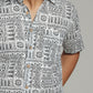 COTTON BLOCK PRINTED HALF SLEEVE SHIRT