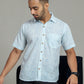 COTTON BLOCK PRINTED HALF SLEEVE SHIRT