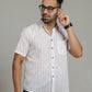 COTTON BLOCK PRINTED HALF SLEEVE SHIRT