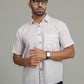 COTTON BLOCK PRINTED HALF SLEEVE SHIRT