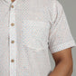 COTTON BLOCK PRINTED HALF SLEEVE SHIRT