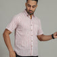 COTTON BLOCK PRINTED HALF SLEEVE SHIRT