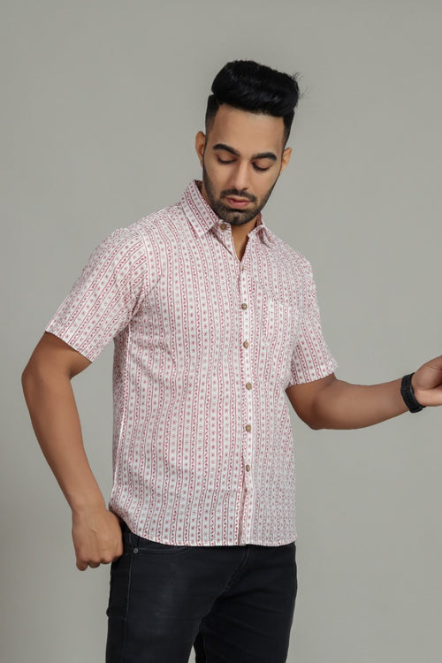 Cotton Printed Half Sleeve Shirt