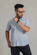 Cotton Printed Half Sleeve Shirt