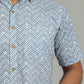 COTTON BLOCK PRINTED HALF SLEEVE SHIRT