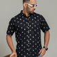 COTTON PRINTED HALF SLEEVE SHIRT