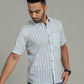 COTTON BLOCK PRINTED HALF SLEEVE SHIRT