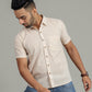 COTTON BLOCK PRINTED HALF SLEEVE SHIRT