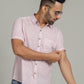 COTTON BLOCK PRINTED HALF SLEEVE SHIRT