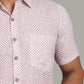 COTTON BLOCK PRINTED HALF SLEEVE SHIRT