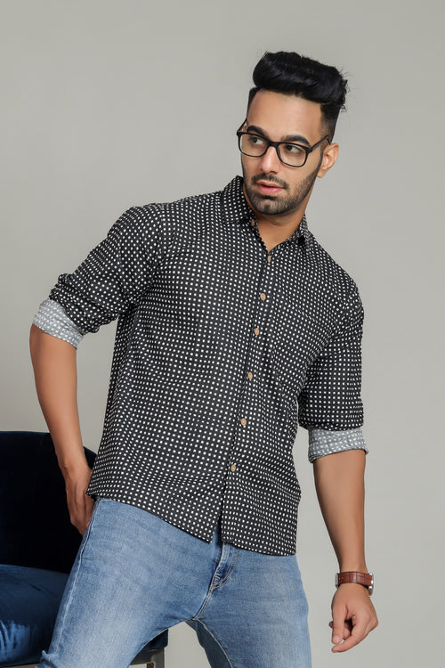 Cotton Printed Full Sleeve Shirt