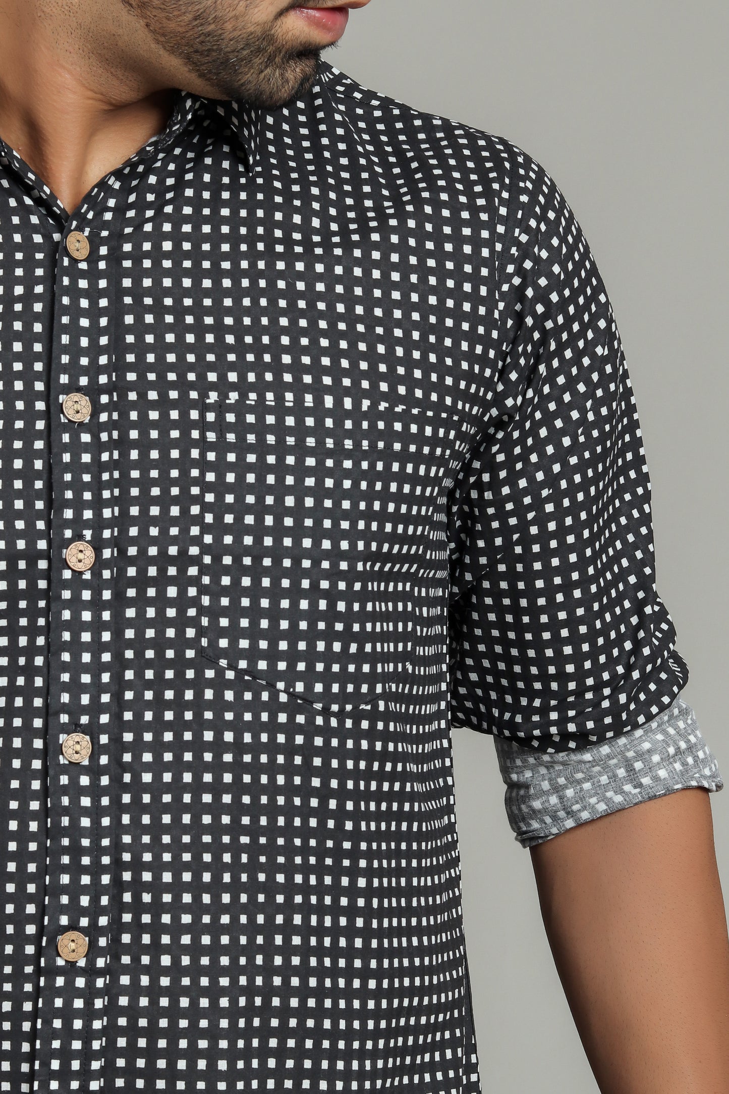 COTTON PRINTED FULL SLEEVE SHIRT