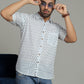 COTTON BLOCK PRINTED HALF SLEEVE SHIRT