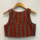 Rust Red Cotton Crop Top