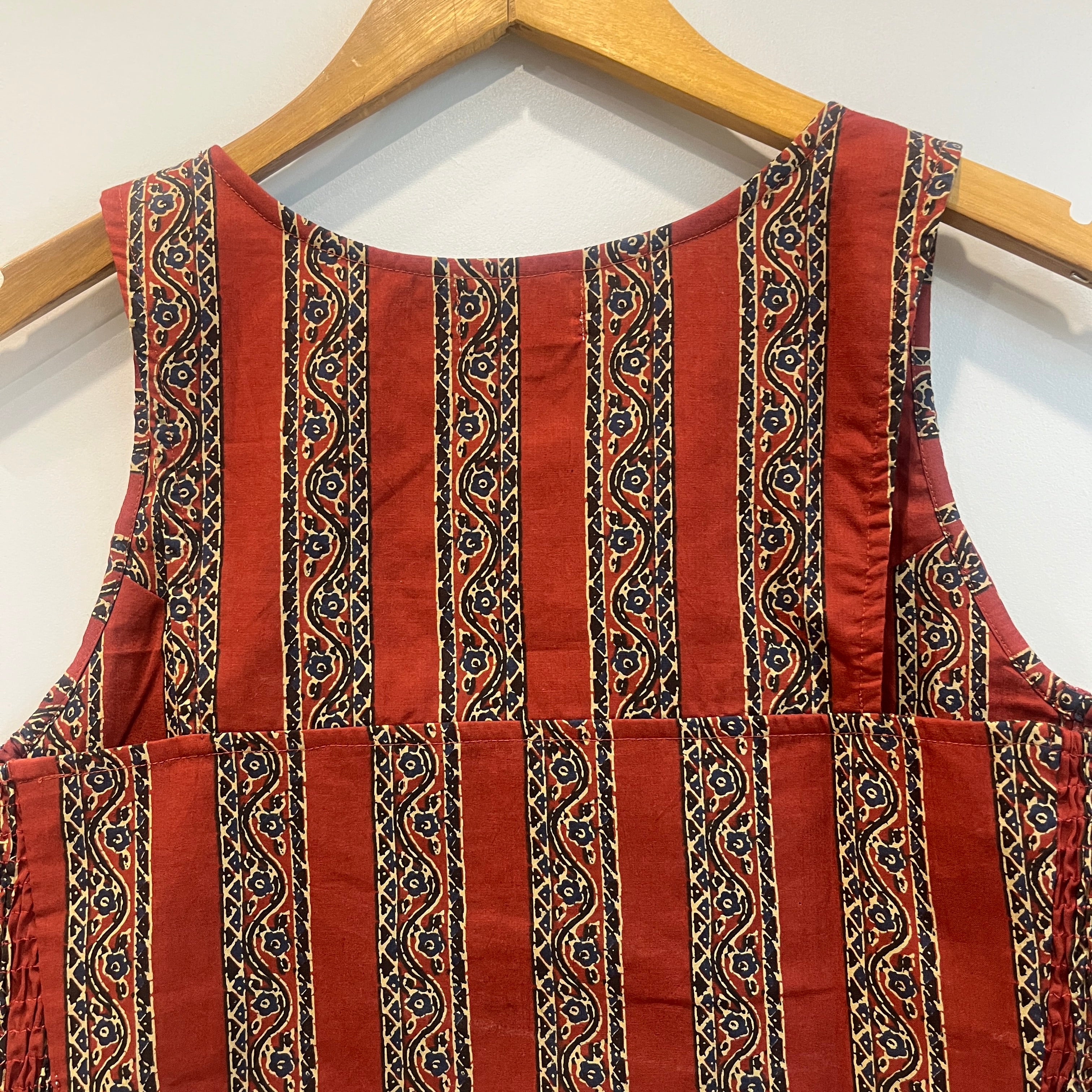 Rust Red Cotton Crop Top